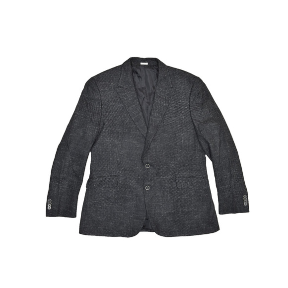 Joseph Abboud Men's Gray Slim Fit Blazer Size 46 Long Wool Blend Sport Coat - Picture 1 of 8